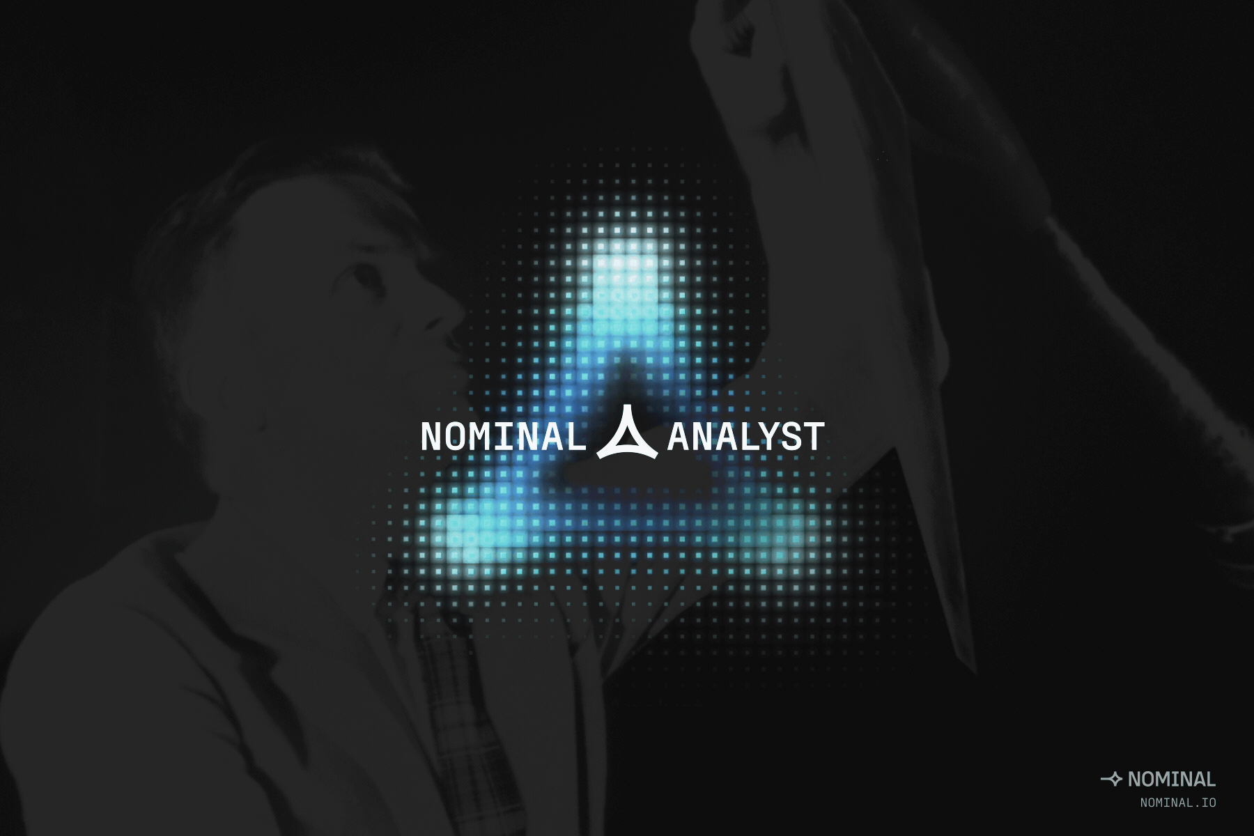 Moving graphic of the Nominal Analyst logo
